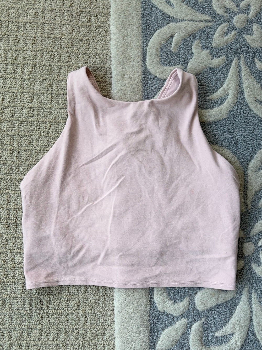 Athleta Women’s Pale Pink Cropped Tank Top